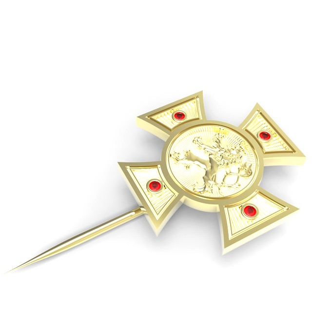 Odznak Řádu - zlatý